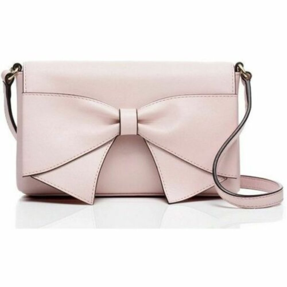 Kate Spade | Lovely Pink Crossbody Purse with Bow